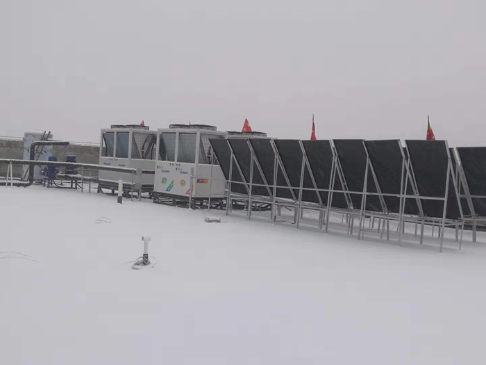 中鐵局 聚陽 光伏板+空氣能采暖