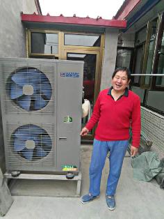 北京聚陽王牌煤改電空氣能安裝順義用戶案例