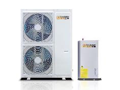 變頻空氣能采暖分體機(jī)組，能效高 噪音低  不俱嚴(yán)寒